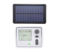 banapoy Kit D'irrigation Goutte Goutte Solaire, 2 Pompes & 20 Pots | Piquets Racine à Débit Réglable, Conception Anti-colmatage, Minuterie Solaire Rechargeable, Protège la Pompe 1-60 Min