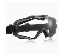 banapoy Lunettes de sécurité sur Lunettes, de Protection Anti-buée à Lentille Transparente, Anti-buée avec Sangle Réglable et Ajustement Confortable pour les Sports de Plein Air, Basket-ball, (BLACK)