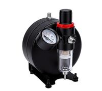 banapoy Mini Réservoir D'air comprimé 0,98L pour Pompe de Gonflage | Portable Réservoir D'air pour Outil Pneumatique, 10 Bars, Interface 1/8", pour Klaxon de Train, Suspension Pneumatique