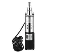 banapoy Pompe Solaire Submersible Eau Puits Profond, 45m/147 Pieds (BLACK) | Pompe Transfert Sous-marine à énergie Solaire 24V, pour étang Jardin, Fontaine D'irrigation Domestique, Ferme, Cuivre Pur