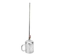 banapoy Torche Goutte à Goutte à Double Fond de 2 L, Torche à Combustion en Fonte Robuste pour Brûler, Fournisseurs Forestiers de Remplissage à Grande Bouche pour la Foresterie et l'utilisation sur