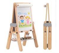 BanaSuper Chevalet Enfant Pliable, Hauteur Réglable, Magnétique Tableau | Chevalet 3-en-1, Design Pliable Gain De Place, Trois Hauteurs Réglables, Grande Surface De Dessin, Montage Facile
