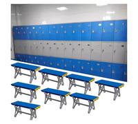 Banc à langer en plastique imperméable - Siège durable pour salle de sport, salle de bain, vestiaire et piscine publique