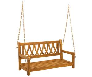 Banc balançoire de jardin Naturel 110 x 56 x 58 cm