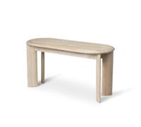 Ferm Living Banc Bevel 90 cm Chêne blanchi à l’huile