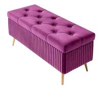 Banc capitonné pour salon, entrée, chambre à coucher, siège élégant pour bout de lit, meubles de maison