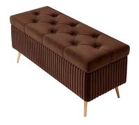 Banc capitonné pour salon, entrée, chambre à coucher, siège élégant pour bout de lit, meubles de maison