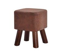Banc carré ergonomique - Tabouret confortable pour faire des pas et changer de chaussures - Repose-pieds polyvalent 28 x 35 cm Couleur élégante #2 Parfait pour la maison et l'entrée