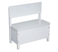 Banc-Coffre À Jouets Pour Enfant En Bois - Roba - Blanc - Style Campagne Multicolore