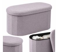 Banc coffre, banc rembourré, banc d'entrée, coffre, banquette, tissu Teddy