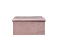 Banc & Coffre de Rangement ""Giulia"" 77cm Rose