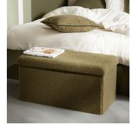 Banc coffre pliable Bouclette ""Teddy Matcha"" La Factory - Teddy Matcha Kaki - Teddy Matcha Kaki -