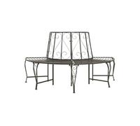 Banc d arbre de jardin Demi rond 160 cm Acier