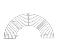 Banc d'arbre 4 places 160 x 80 x 44 cm en acier pour troncs d'arbres ronds | Construction en acier, finition mate, quatre places, tout autour de l'arbre, jardin, terrasse, cour, montage facile, minimum