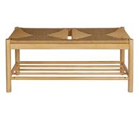 Pegane Banc d'assise en bois - Beige