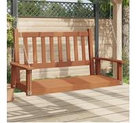 Banc de balançoire de jardin chaînes en métal bois massif sapin