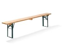 Banc de Brasseur 220 x 25 cm Qualité Brasserie - Lot de 4 - Veba