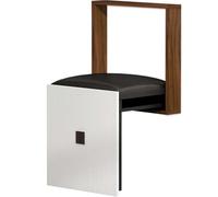 Banc de douche pliable, tabouret mural en bois massif, siège de ménage invisible pour couloir, cuisine, salle de bain - Chaise d'entrée peu encombrante