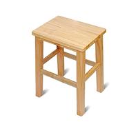 Banc de douche portable en bambou imperméable pour salle de bain, spa, repose-pieds compact avec étagère de rangement, idéal pour les personnes âgées et handicapées (27 x 23 x 30 cm)