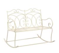 Banc de Jardin 104 cm Fer Mobilier Meuble Canapé Terrasse Balcon Parc vidaXL