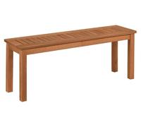 Banc de jardin 2 places en bois, finition teck huilé, 120 cm