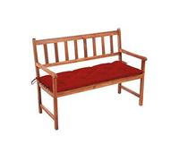vidaXL Banc de jardin avec support 120 cm bois massif acacia