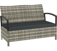 Banc de jardin avec rangement - Banc de rangement pour l'extérieur - Idéal pour jardiner et se détendre - Double fonctionnalité - Dimensions : 123 x 70 x 82 cm