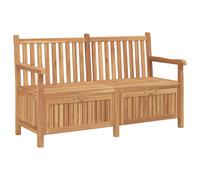 Banc de jardin vidaXL avec rangement 150 x 60 x 90 cm en teck massif