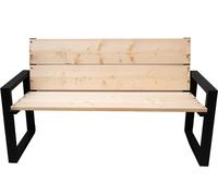 Banc de jardin banc de parc banc de jardin mobilier de jardin 2 places mobilier de jardin en bois huilé 120 cm 9930
