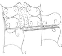 Banc de jardin - Banc élégant - Attrape-regard intemporel dans le jardin d'hiver | bac : Antique vit