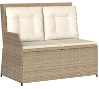 Banc de jardin Beige polyrotin