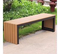 Banc de Jardin en Bois, Banc Exterieur pour 2 Personnes, Mobilier de Jardin, Cadre Épais, Assemblage Facile, pour Patio, Porche et Cour (120cm/47in)