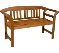 Banc de jardin en bois "Eukalyptus", modèle 2 places - 130 x 82 x 45 cm