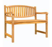 vidaXL Banc de jardin en teck massif 114x59x87 cm