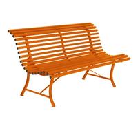 Banc de jardin FERMOB Louisiane - Orange Confite