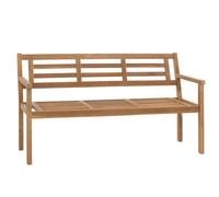 Banc de jardin HWC-N47, banc de parc Banc en bois, bois massif d'acacia MVG ~ sans coussins