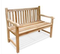 Banc de jardin Java Naturel - environ 120 cm - bois de teck non traité