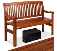 Banc de jardin KESSER® en bois, banc public résistant aux intempéries, pour 3 à 4 personnes, capacité de charge de 320 kg, avec housse incluse