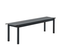 Banc de jardin Linear Steel 170cm LxWxH 170x39x45.5cm