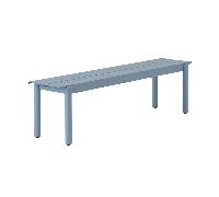 Banc de jardin Linear Steel 170cm LxWxH 170x39x45.5cm