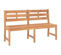 Banc De Jardin Meuble De Patio D'extérieur Terrasse 150 X 59 X 90 Cm Bois De Teck Massif Helloshop26 02_0011249 Multicolore