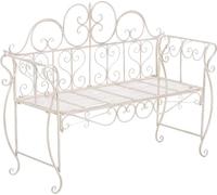 Banquette de jardin - CLP - MINNA - Fer forgé laqué - 123 x 46 x 94 cm - 5 couleurs au choix