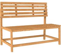 Banc de jardin Outsunny 2 places en bois, résistant aux intempéries, résistant aux UV, avec dossier convertible, banc de parc 240kg de charge, banc en bois pour balcon terrasse, jardin, 110x61x89cm, t