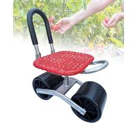Banc de jardin pliable et tabouret - Repose-genoux portable avec poignée pour le jardinage, le désherbage et le confort extérieur