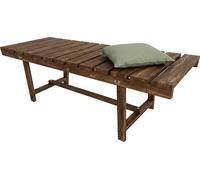 Relaxdays Banc de jardin 2 places sapin