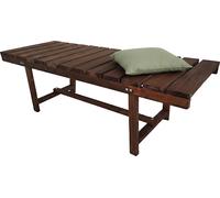Relaxdays Banc de jardin 2 places sapin