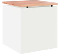 Banc de jardin vidaXL blanc 40 x 40 x 43 cm