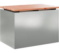 Banc de jardin vidaXL en acier galvanisé 60 x 40 x 43 cm
