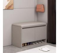 Banc de rangement à chaussures multifonction avec siège rembourré et entrée | Banc de rangement multifonctionnel pour chaussures avec siège capitonné, organiseur d'entrée, pied de lit, rangement salon