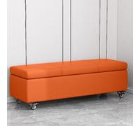 Banc de rangement avec siège universel à roulettes Ottomane de rangement pour chambre à coucher, magasin de vêtements, banc d'extrémité de lit (100 cm) - Solution de nization élégante et fonctionnelle